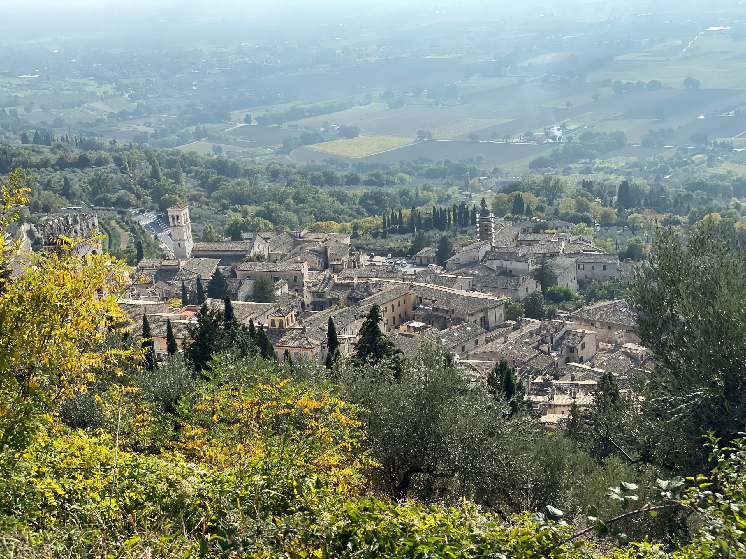 Assisi from Roman Ruins